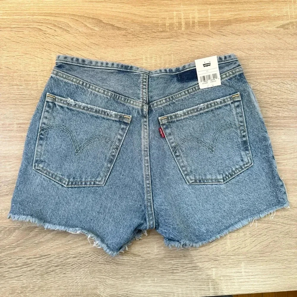 NWT Levi's 501 Waist Jean Shorts Blue 25 - Picture 3 of 12